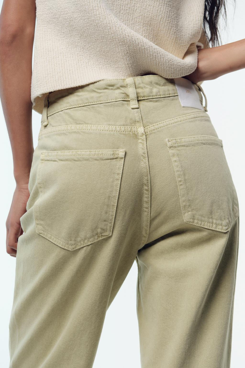 JEANS Z.02 STRAIGHT ANKLE HIGH-WAIST - Zara фото 6