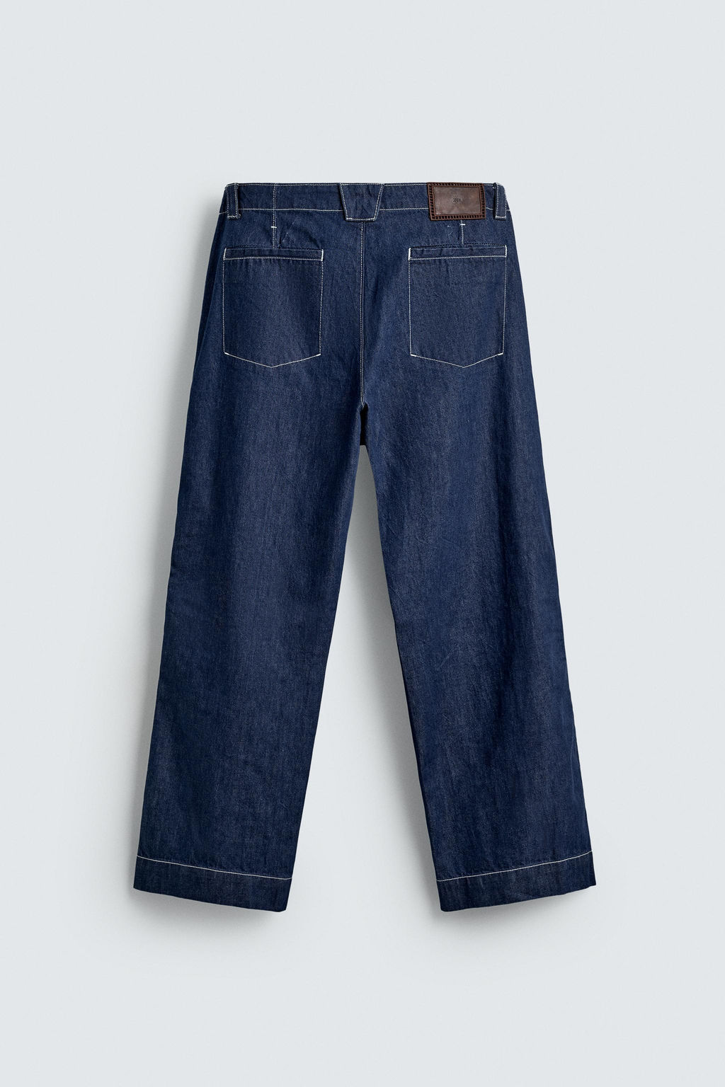 EMBROIDERED STRIPE JEANS - Zara фото 8