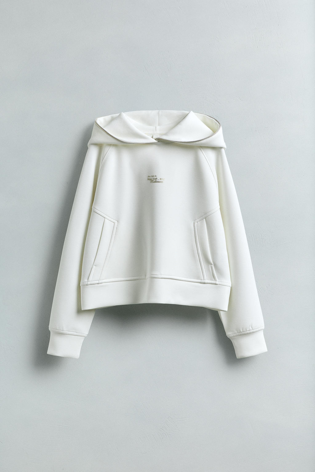 SLOGAN HOODIE WITH MODAL - Zara фото 6