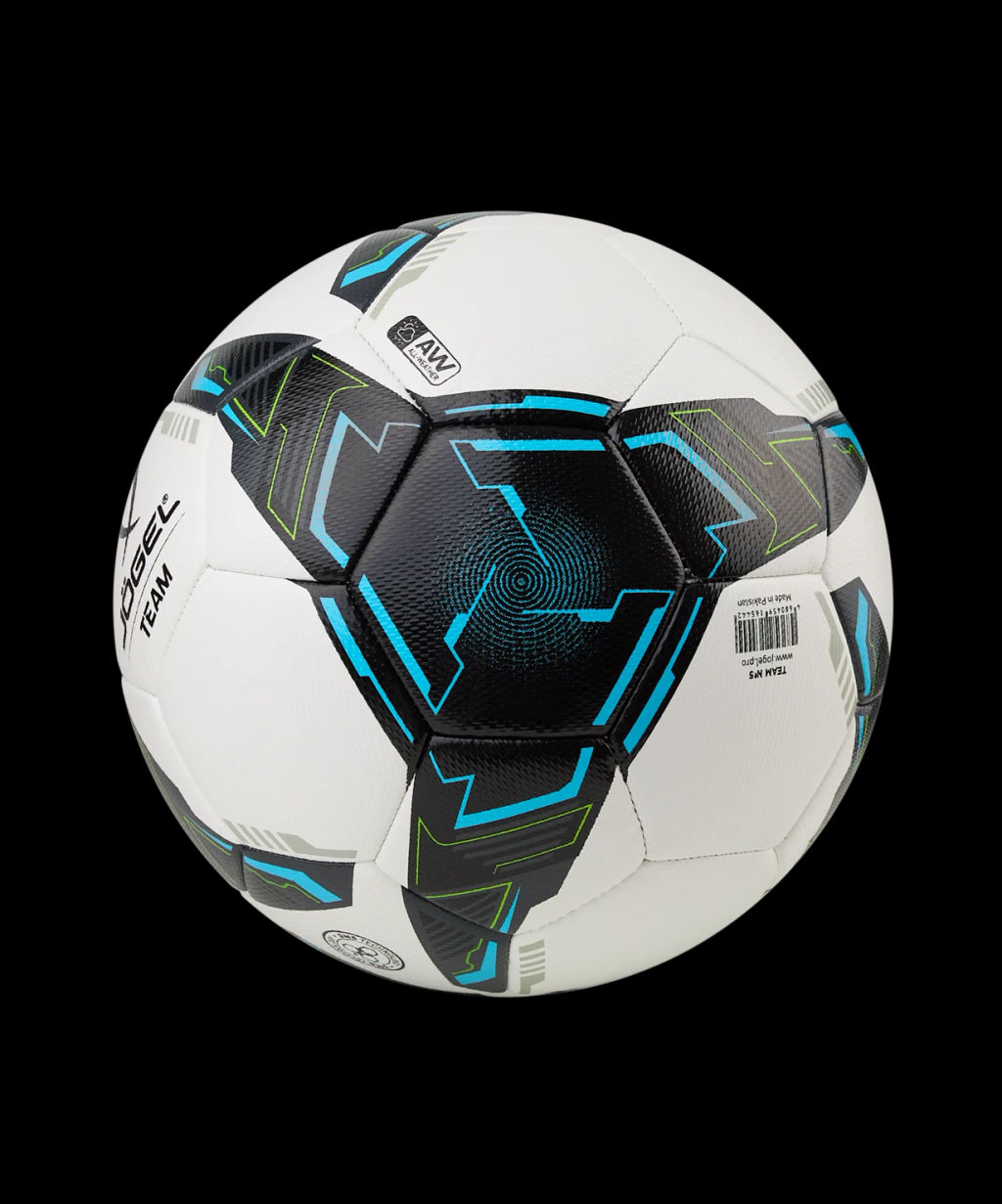 Мяч футбольный JOGEL Team №5, белый  фото 2