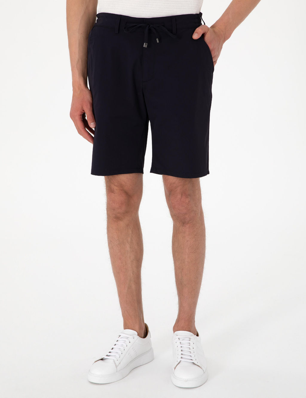 Lacivert Slim Fit Beli Lastikli Dokuma _ort - Pierre cardin фото 2