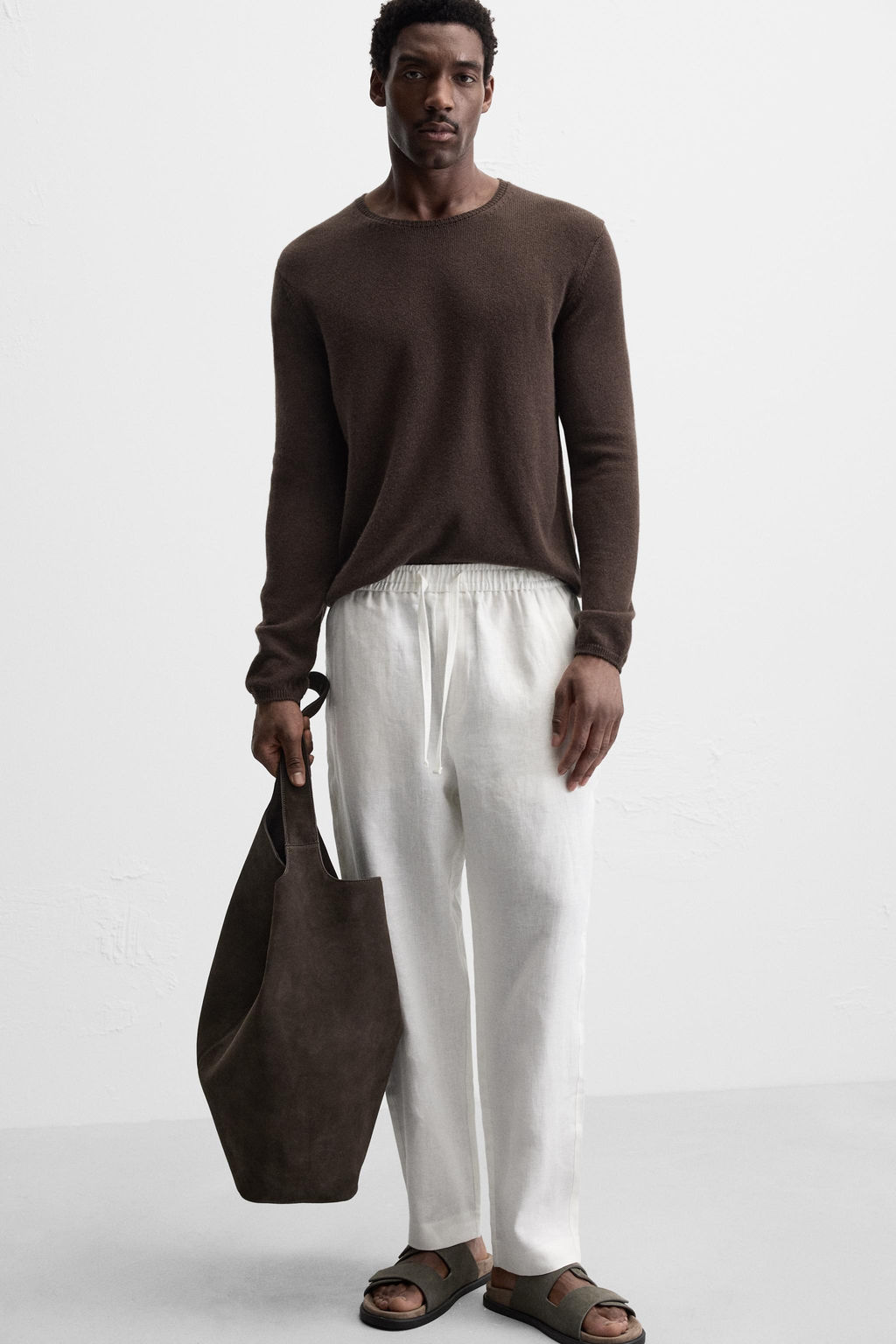 100% LINEN TROUSERS - Zara фото 5
