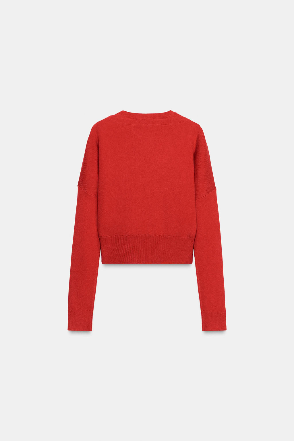 DOUBLE LAYER KNIT CARDIGAN SWEATER - Zara фото 6