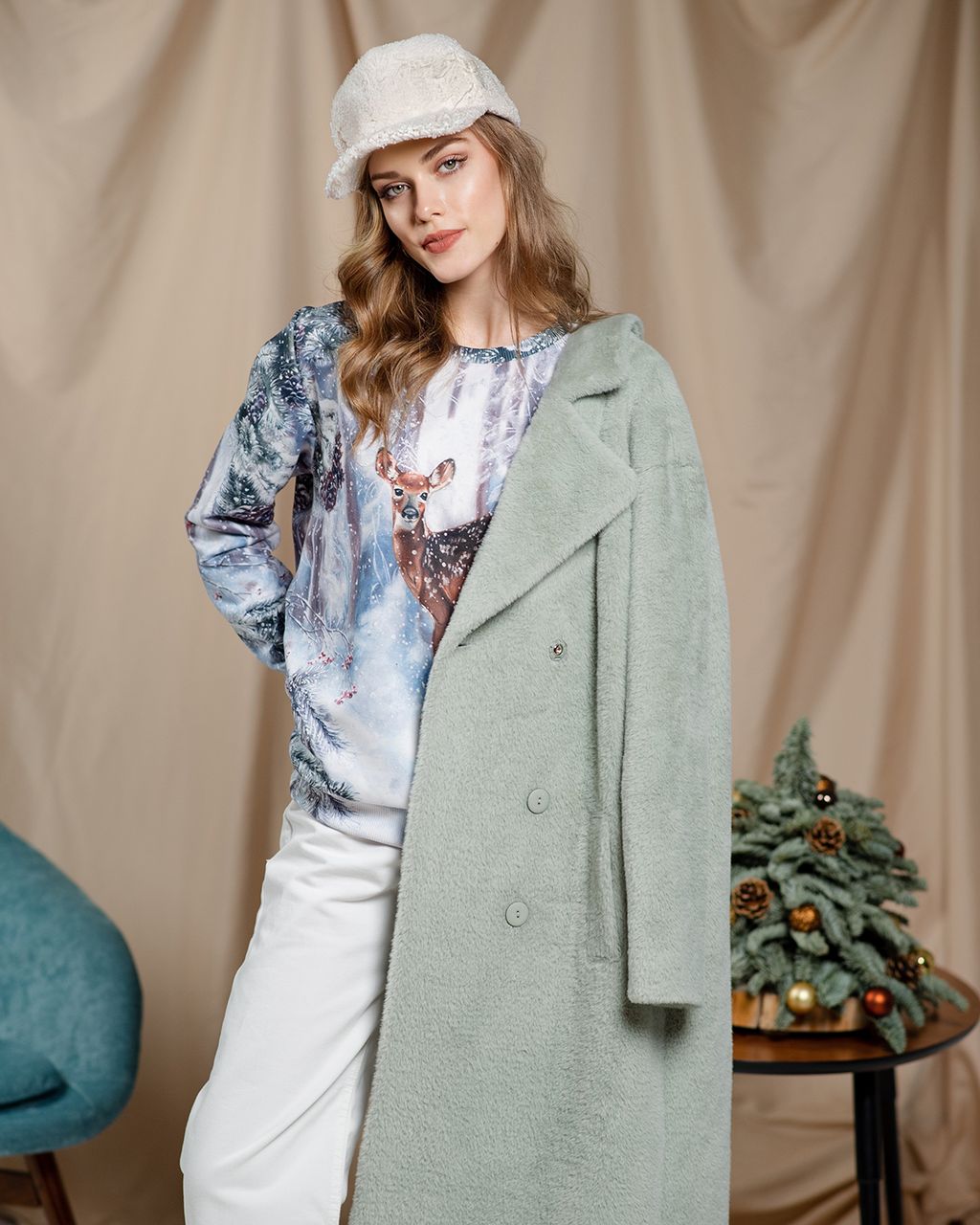 Свитшот с полной запечаткой PSW023, джемпер - Sahar art lab фото 10