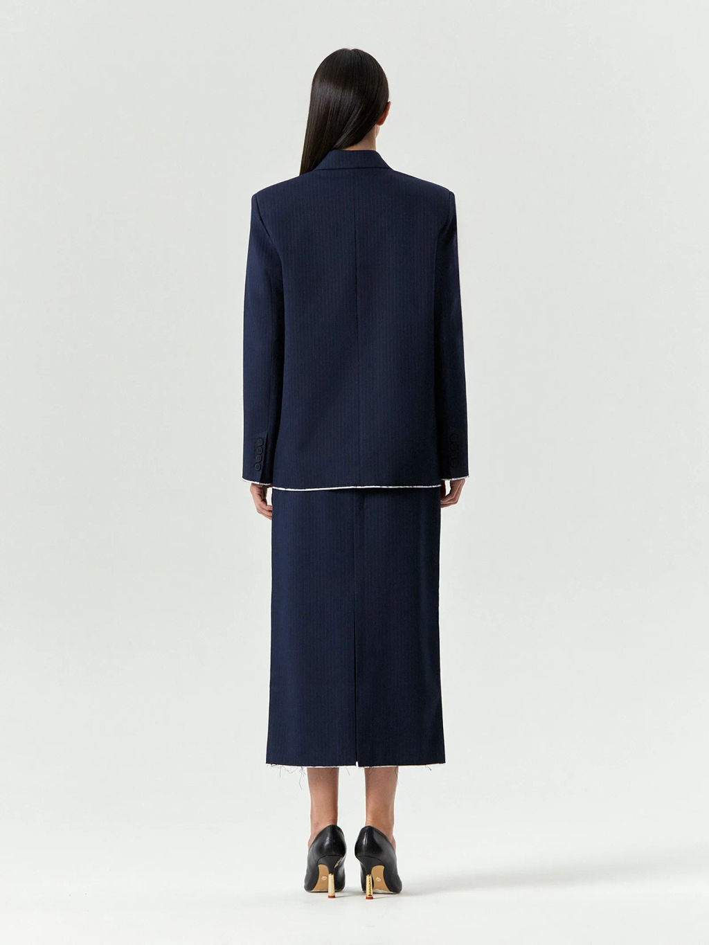 ЕМКА / Двубортный жакет с необработанным краем - Emka фото 4