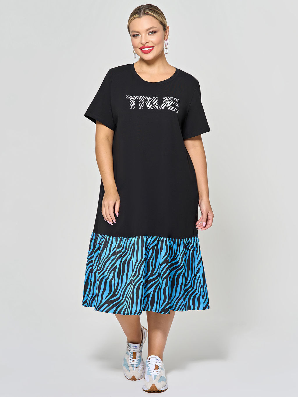 Платье 0387-1с глубокий черный - Dora фото 16