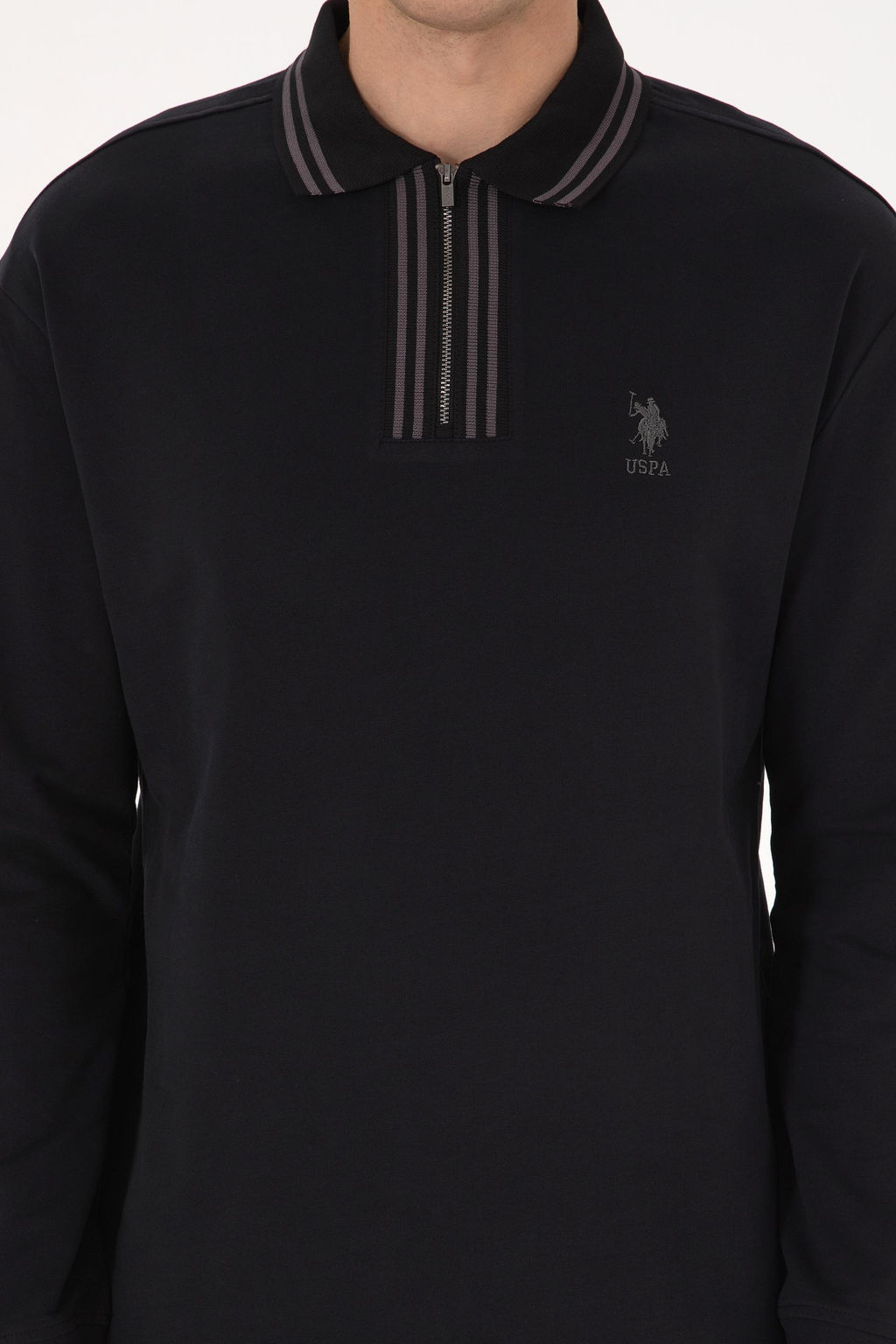 Erkek Siyah Sweatshirt - U.s. polo assn фото 6