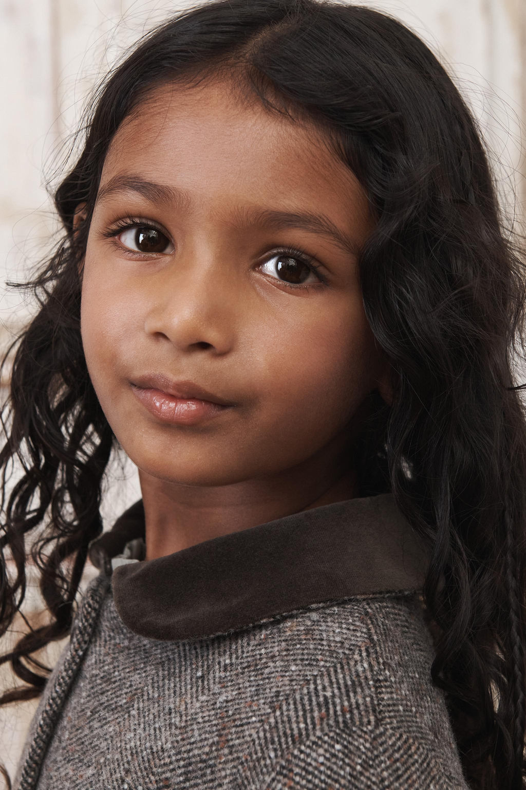 AGES 6-10 / VELVET PETER PAN COLLAR COAT WITH WOOL - LIMITED EDITION - Zara фото 6