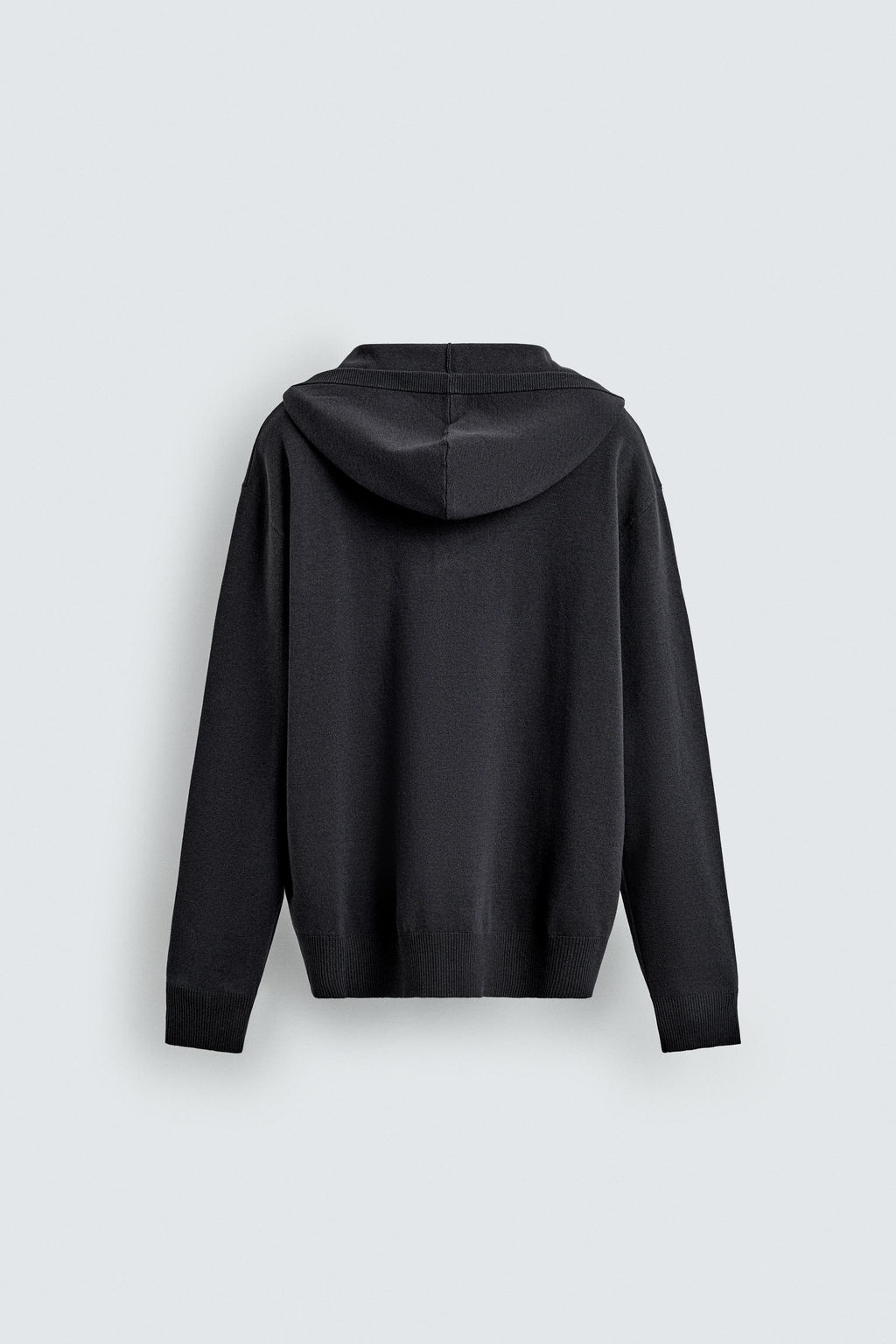 COTTON - WOOL HOODIE SWEATER