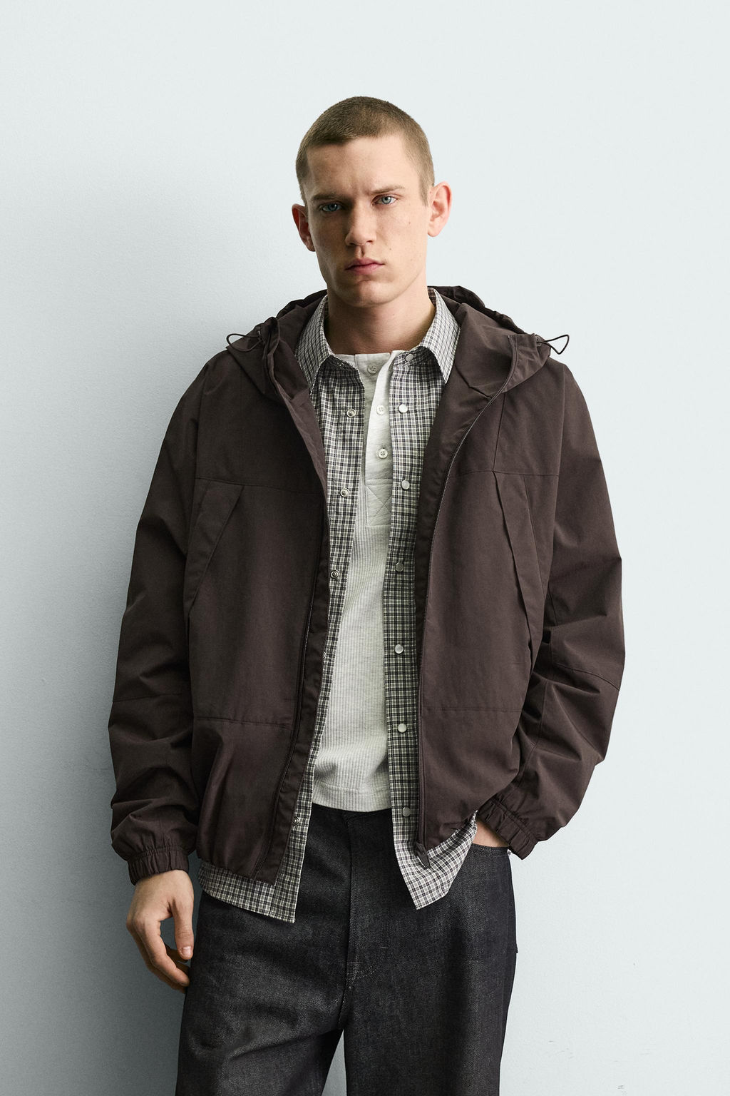 COMBINED WATER-REPELLENT TECHNICAL FLEECE JACKET - Zara фото 10