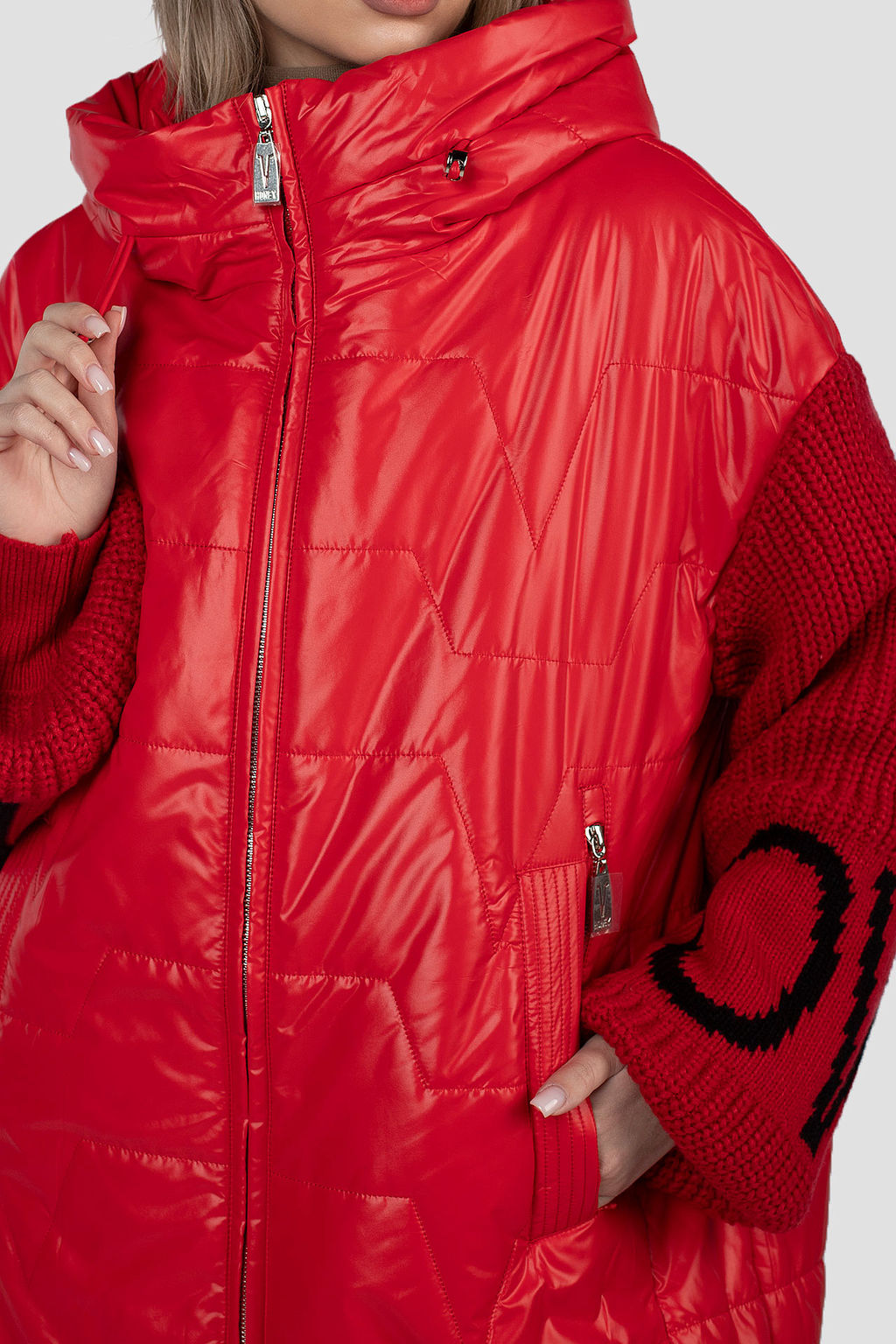 04-2993 Куртка женская демисезонная (Холлофайбер 100) - El podio фото 6