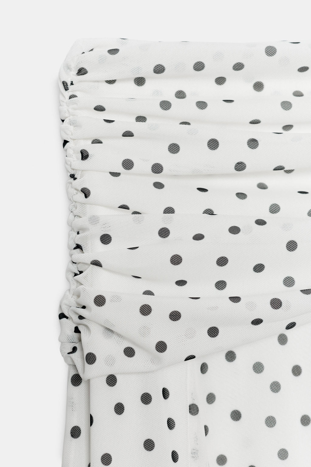 FALDA LARGA LUNARES / Blanco / Negro - Zara фото 9