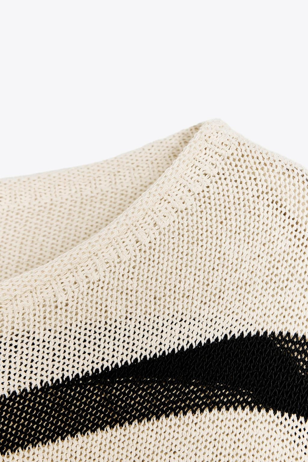 STRIPED KNIT SWEATER - Zara фото 9