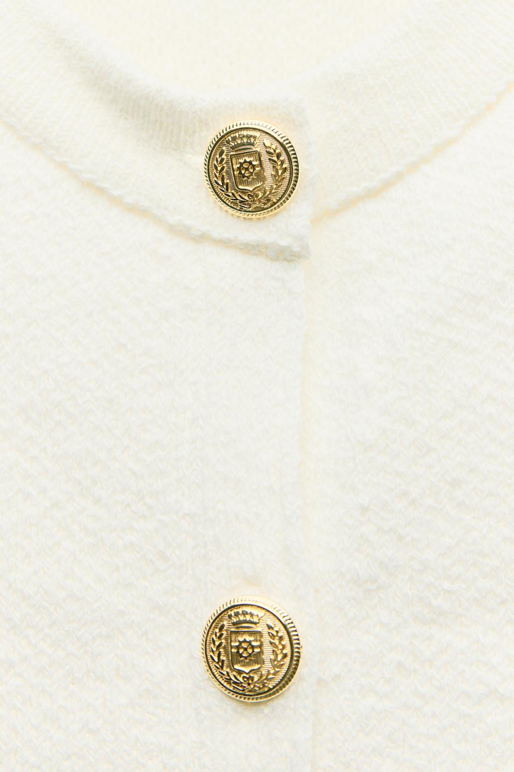 PLAIN KNIT CARDIGAN - Zara фото 14