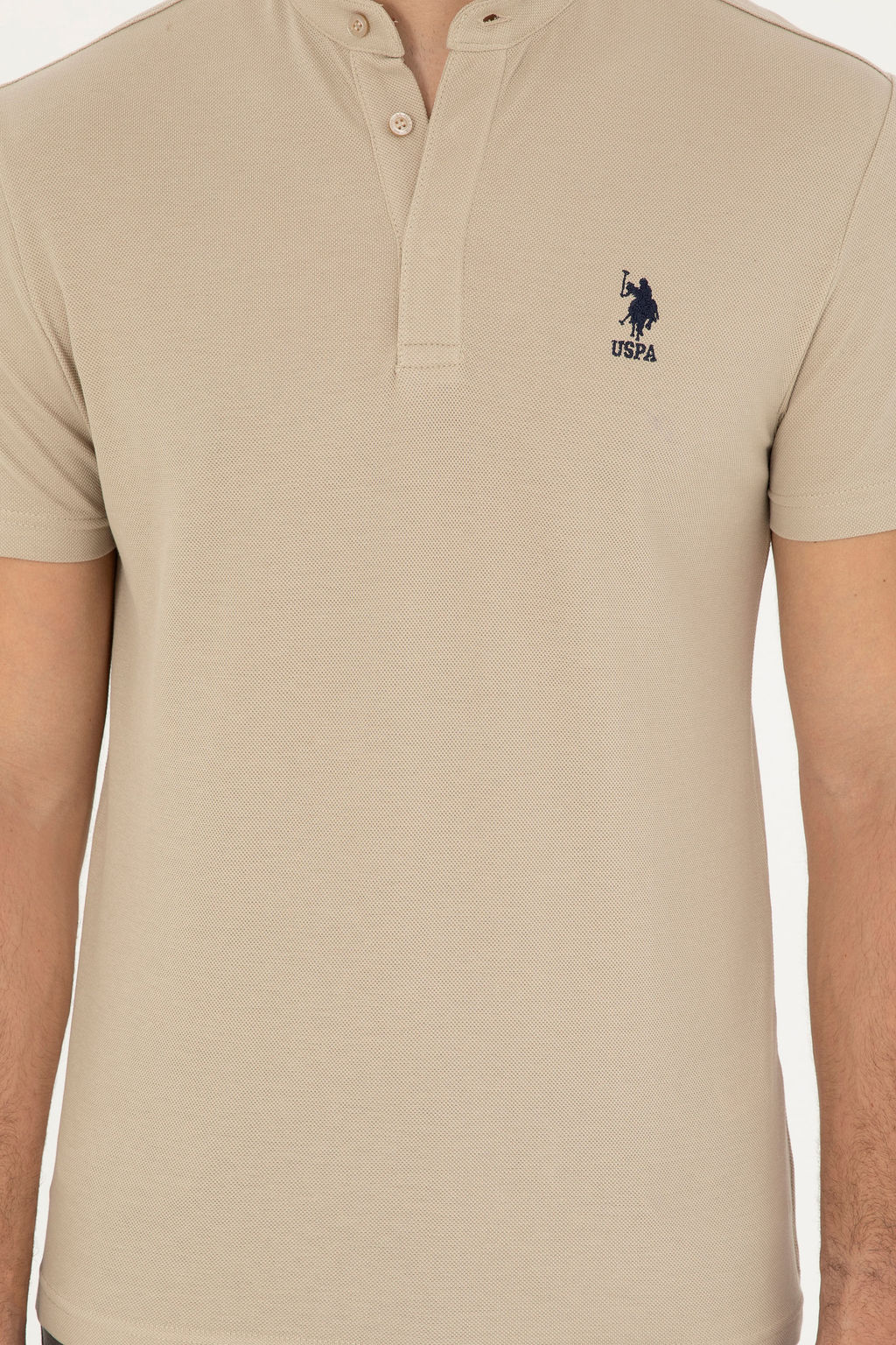 U. S. Polo Assn / Мужская футболка светло-хаки - U.s. polo assn фото 13
