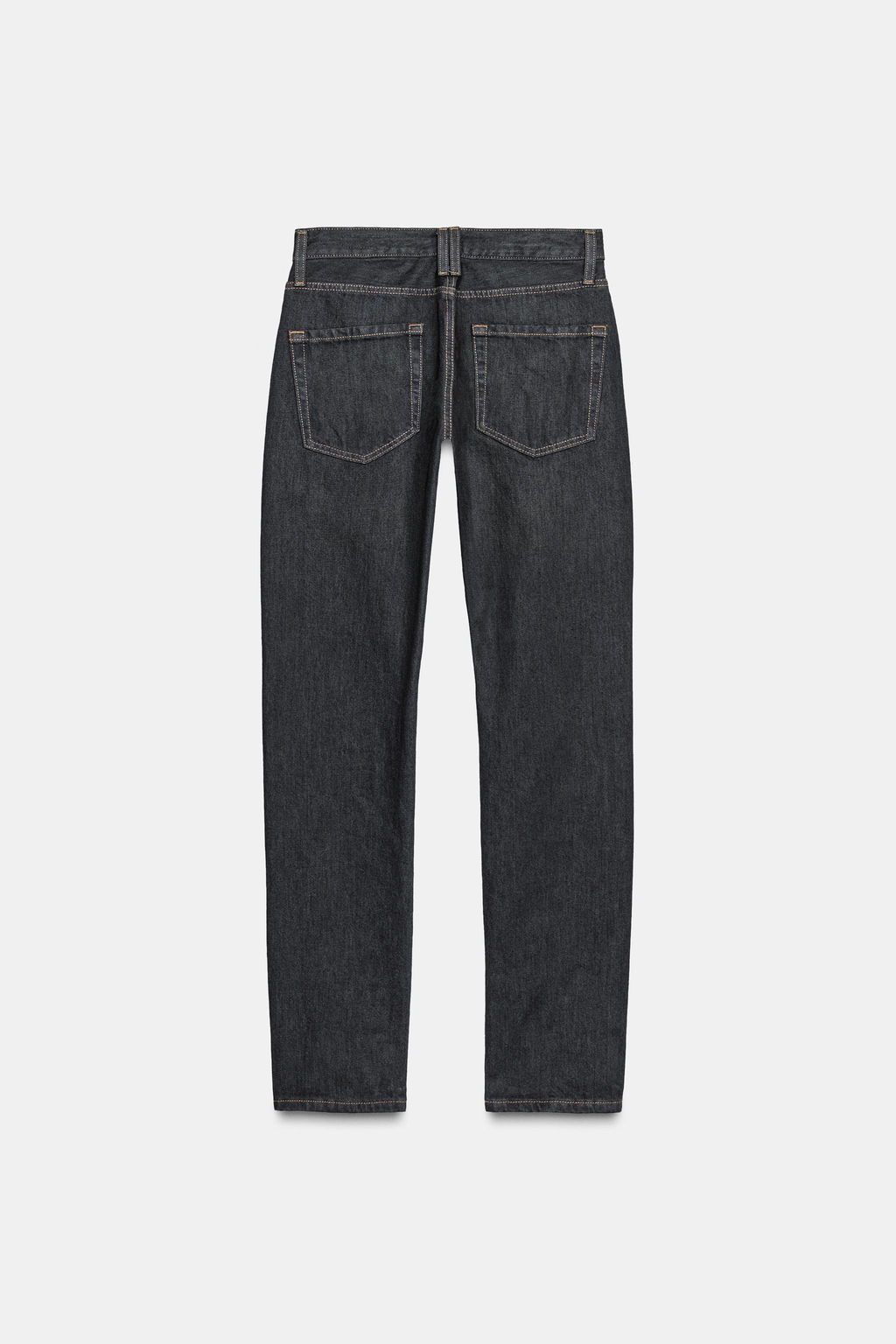 ZW COLLECTION FULL LENGTH MID-WAIST JEANS - Zara фото 6