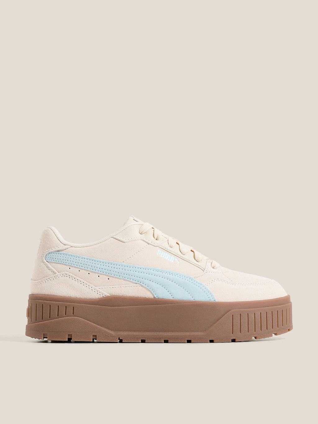 Женские кеды PUMA Karmen II Idol SD Артикул 4587885, светло-бежевый