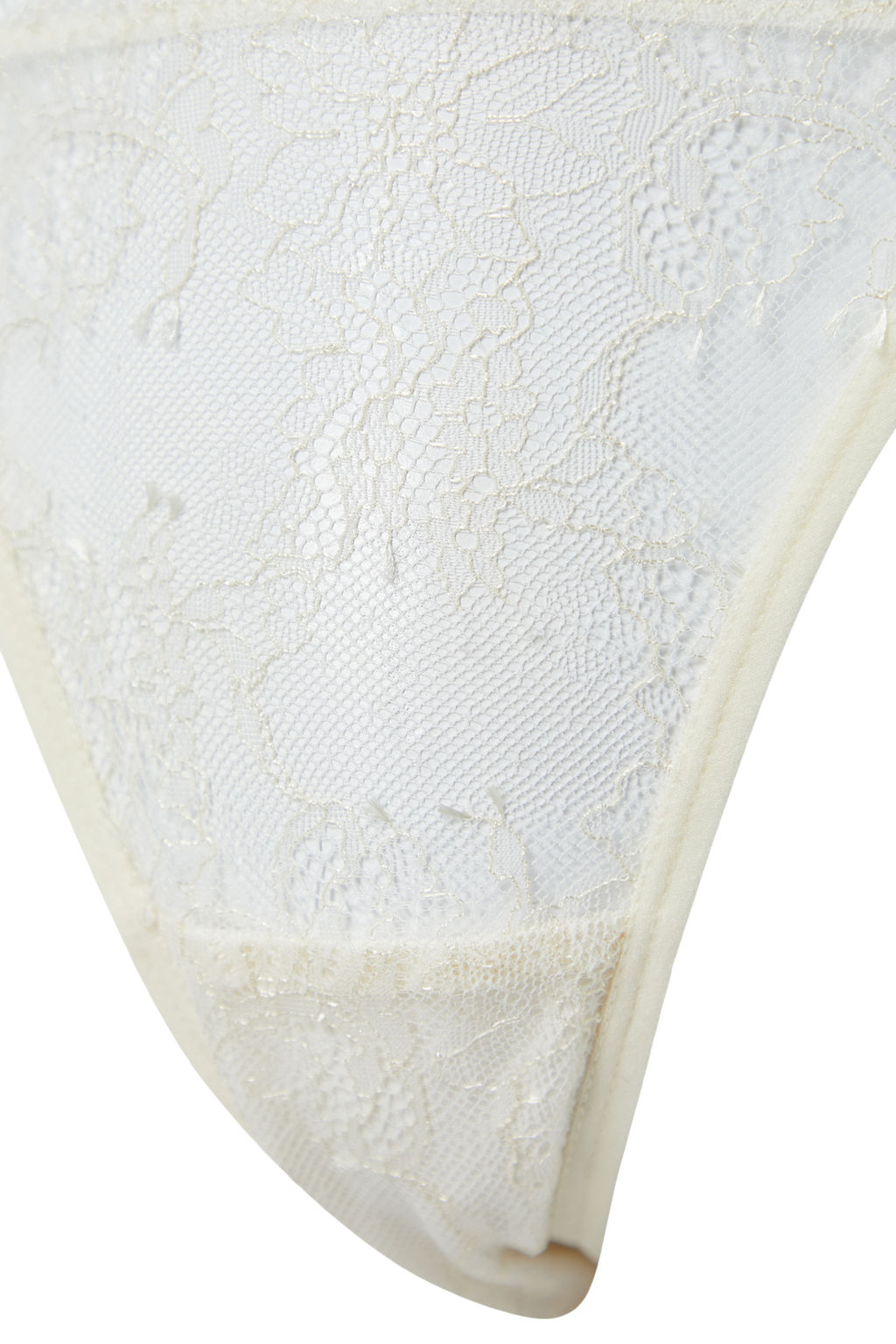 TRENDYOLMILLA Bride Beyaz Dantelli Bacak Bantl? Ip Ask?l? Kaps?z Orme Ic Camas?r? Tak?m? THMSS24CC00023  фото 10