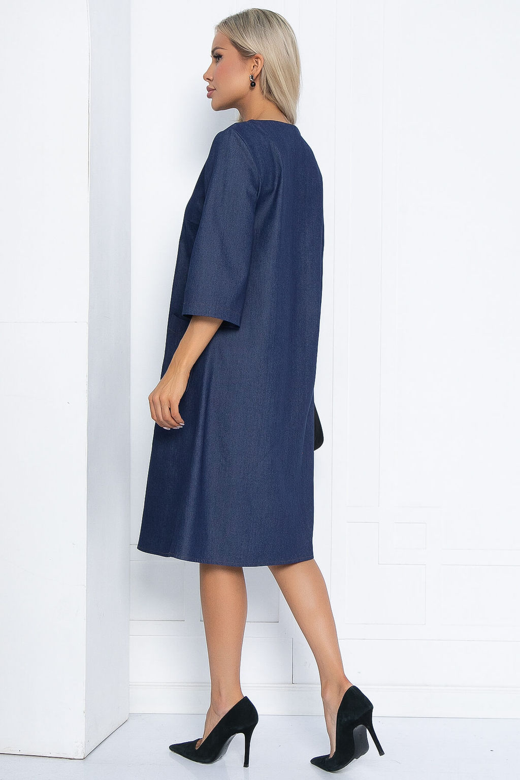 Платье Рита НЬЮ (джинс) П12440-2 - Lt collection фото 2