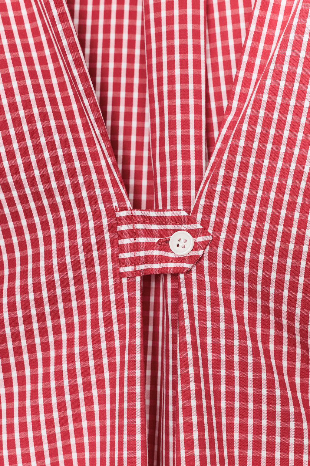 OVERSIZE CHECK POPLIN SHIRT - Zara фото 3