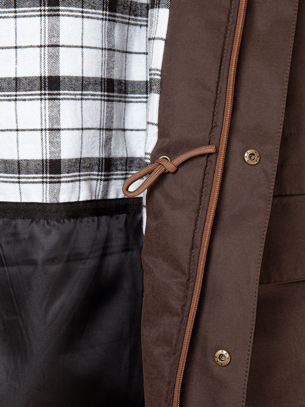 Парка демисезонная Шоколад 7+ - Bungly фото 5