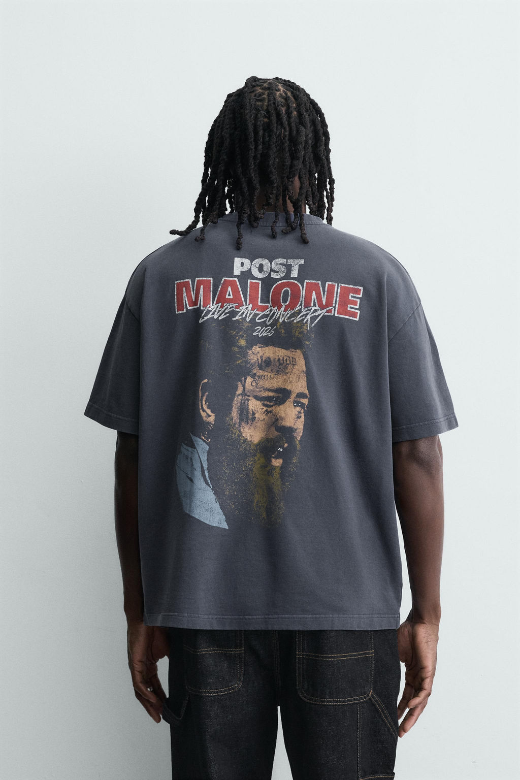 WASHED POST MALONE GRAPHIC SWEATSHIRT - Zara фото 11