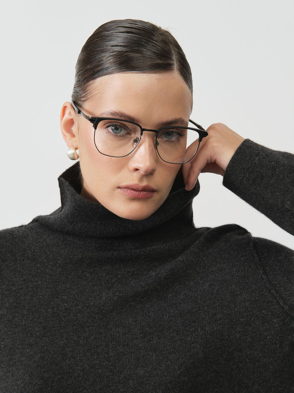 Платье из кашемира 13116 графит