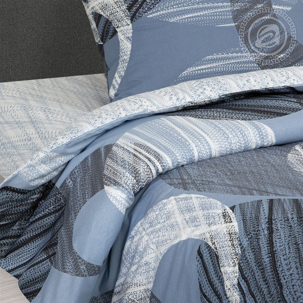 Постельное белье Сириус (поплин DE LUXE) 2,0 сп./Пододеяльник: 1 шт. - 215*175; Простыня: 1 шт. - 215*200; Наволочка: 2 шт. - 70*70; DE LUXE - Артпостель фото 4