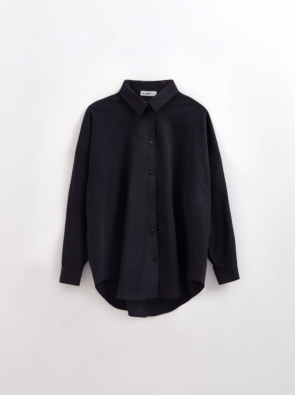 CONTE LBL 2920 Рубашка свободного кроя на пуговицах black - Conte elegant фото 3