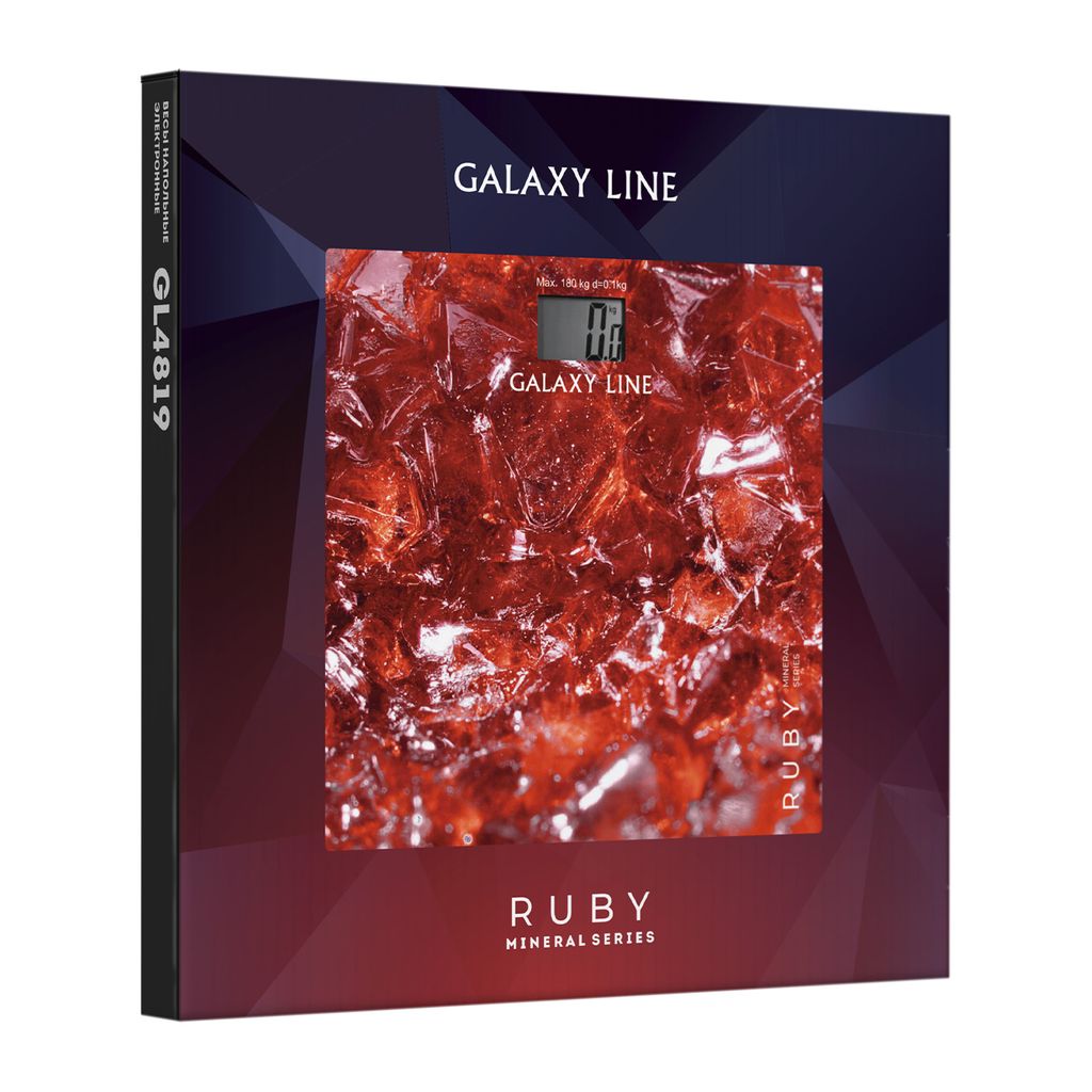 Весы напольные электронные GALAXY LINE GL4819/рубин (видео в описании)  фото 8