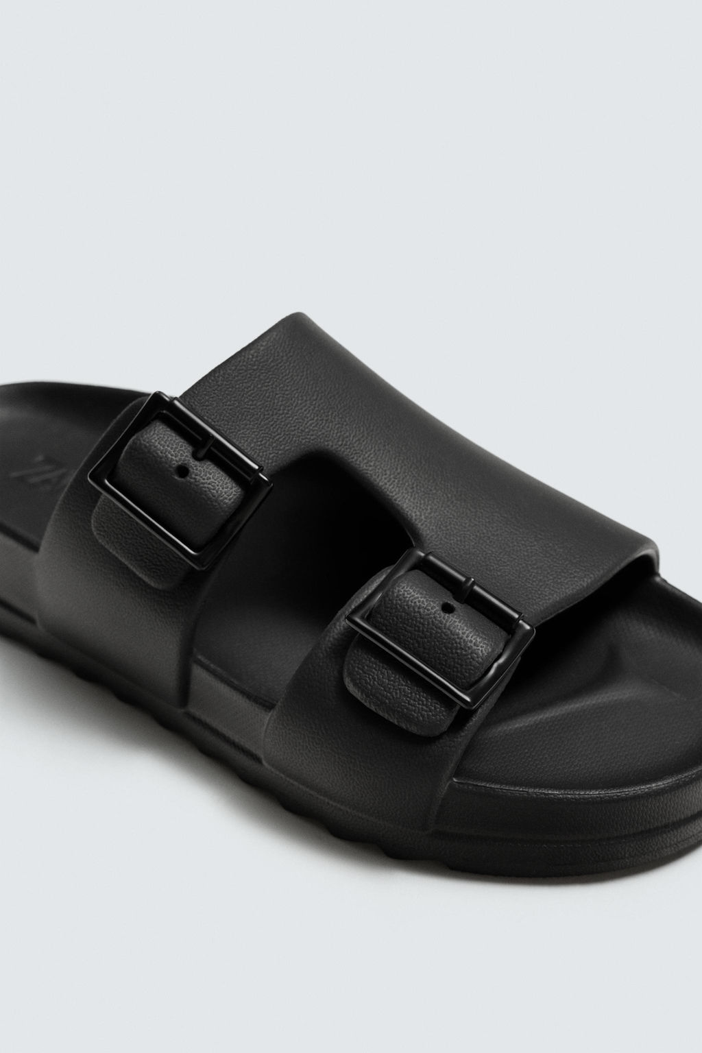 DOUBLE-STRAP RUBBERISED SANDALS - Zara фото 13