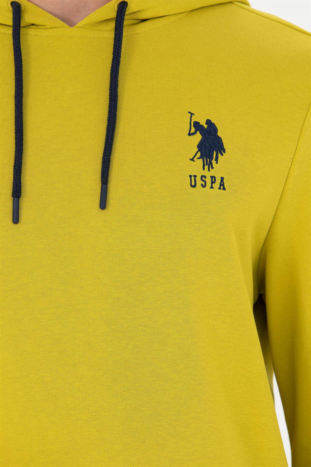 U. S. Polo Assn Мужская базовая толстовка с капюшоном фисташкового цвета - U.s. polo assn фото 7