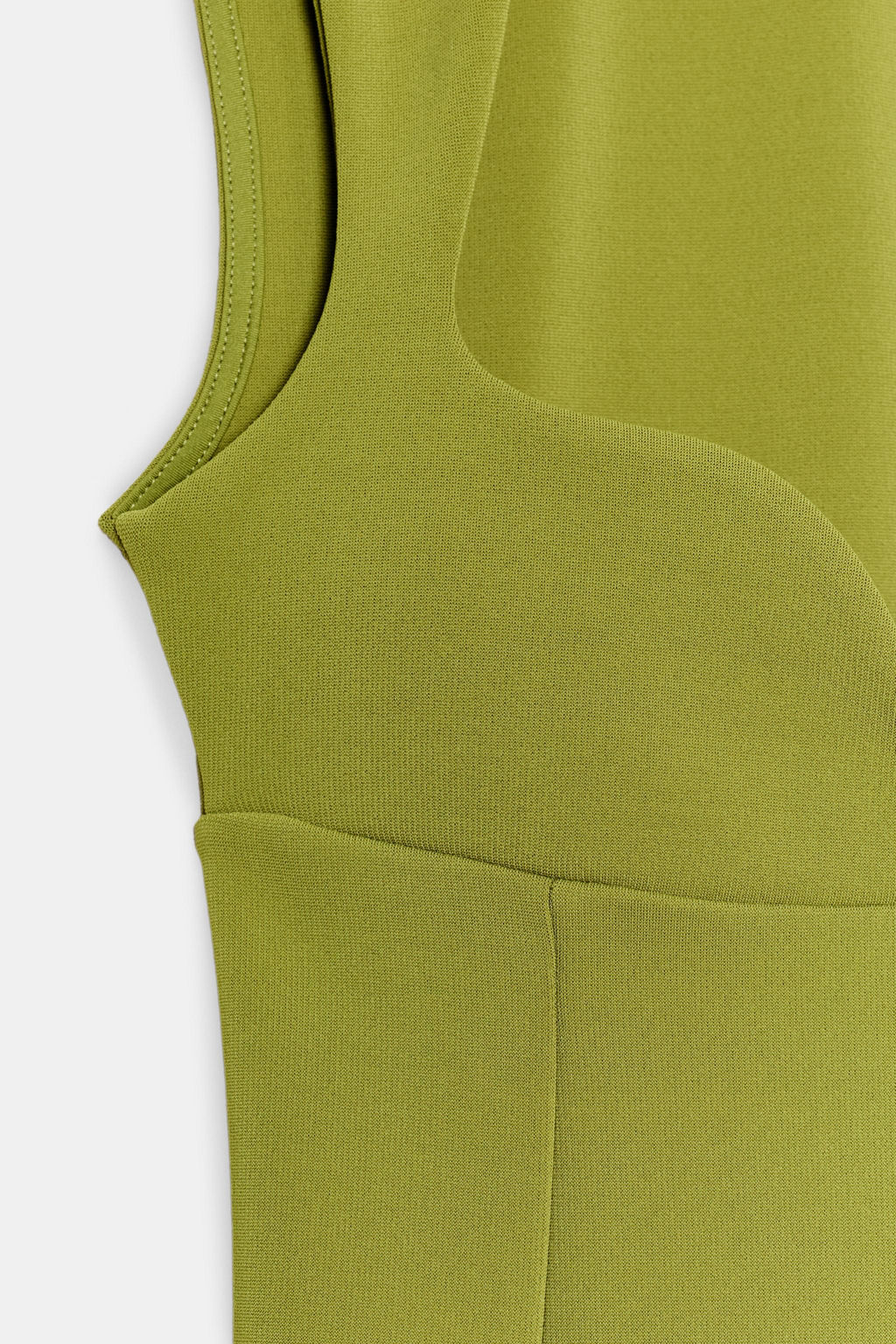 VESTIDO ESCOTE CORAZ?N / Verde - Zara фото 7