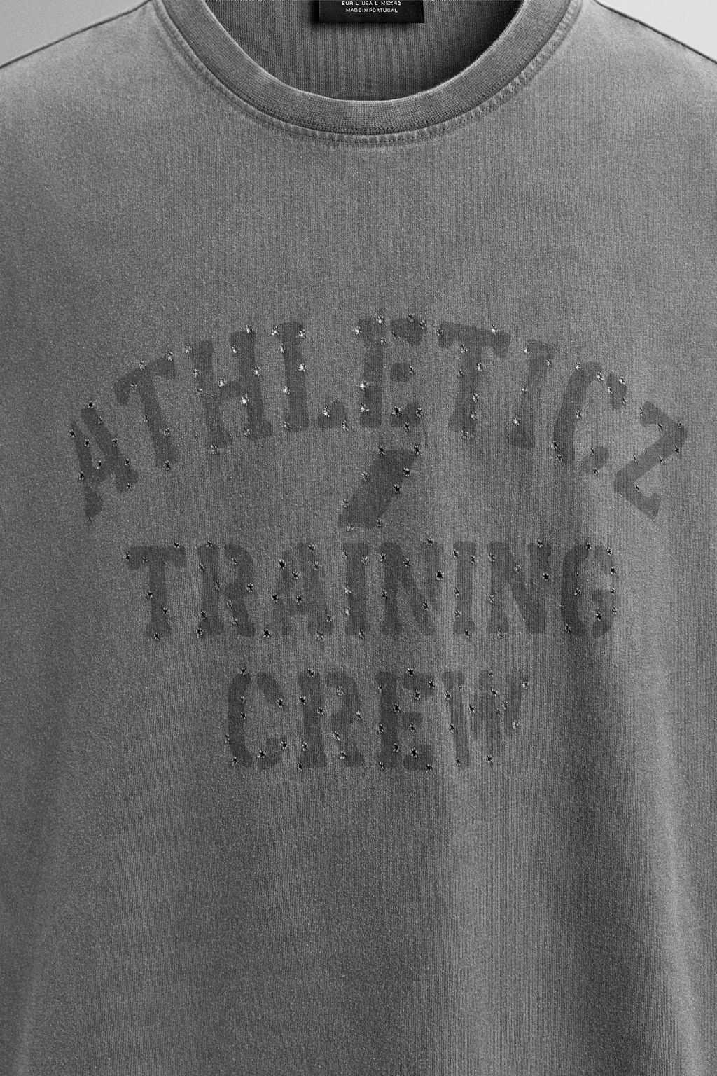 CAMISETA ALGOD?N TRAINING / Gris antracita - Zara фото 8