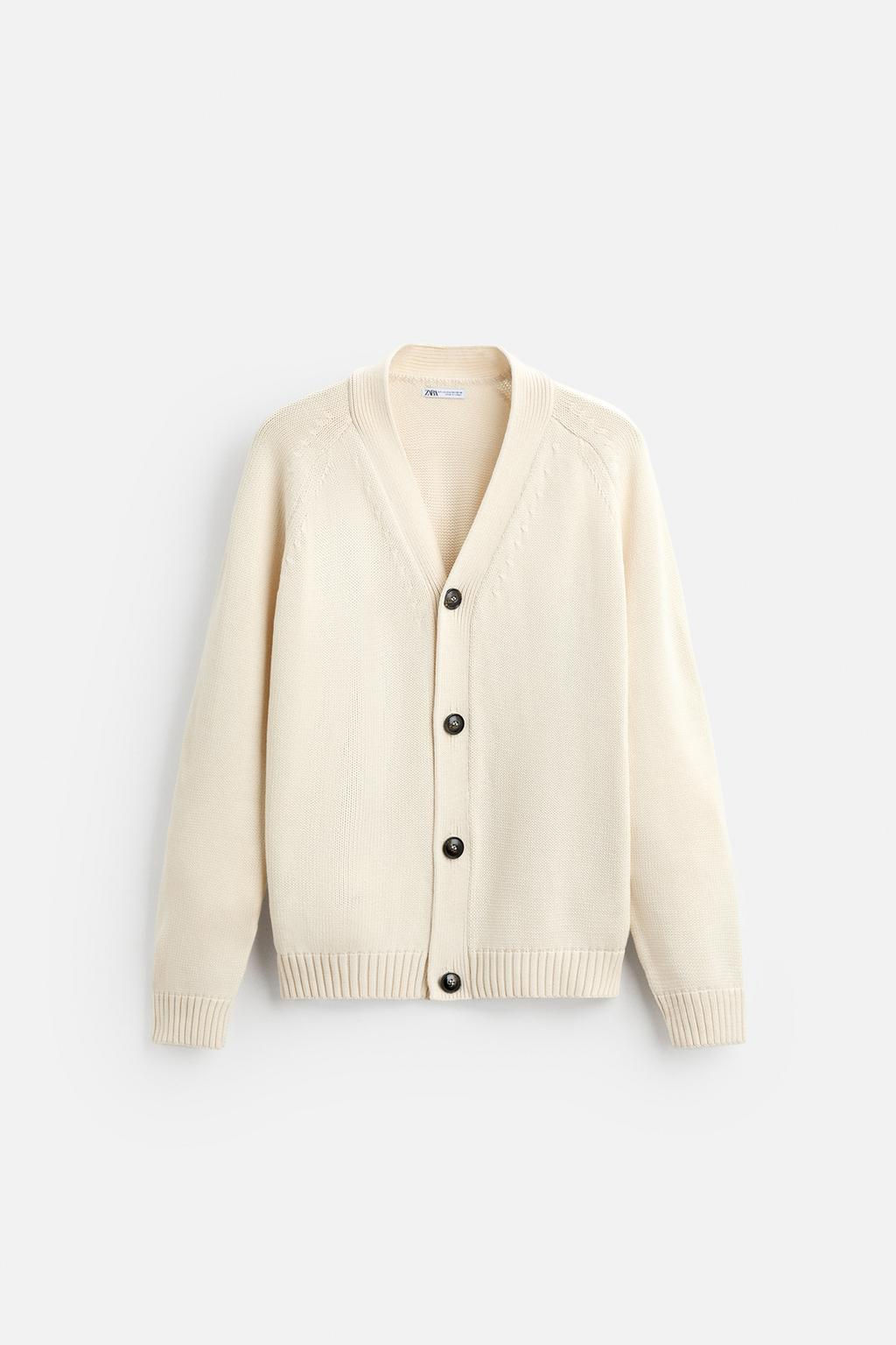 CONTRAST BUTTON CARDIGAN - Zara фото 8