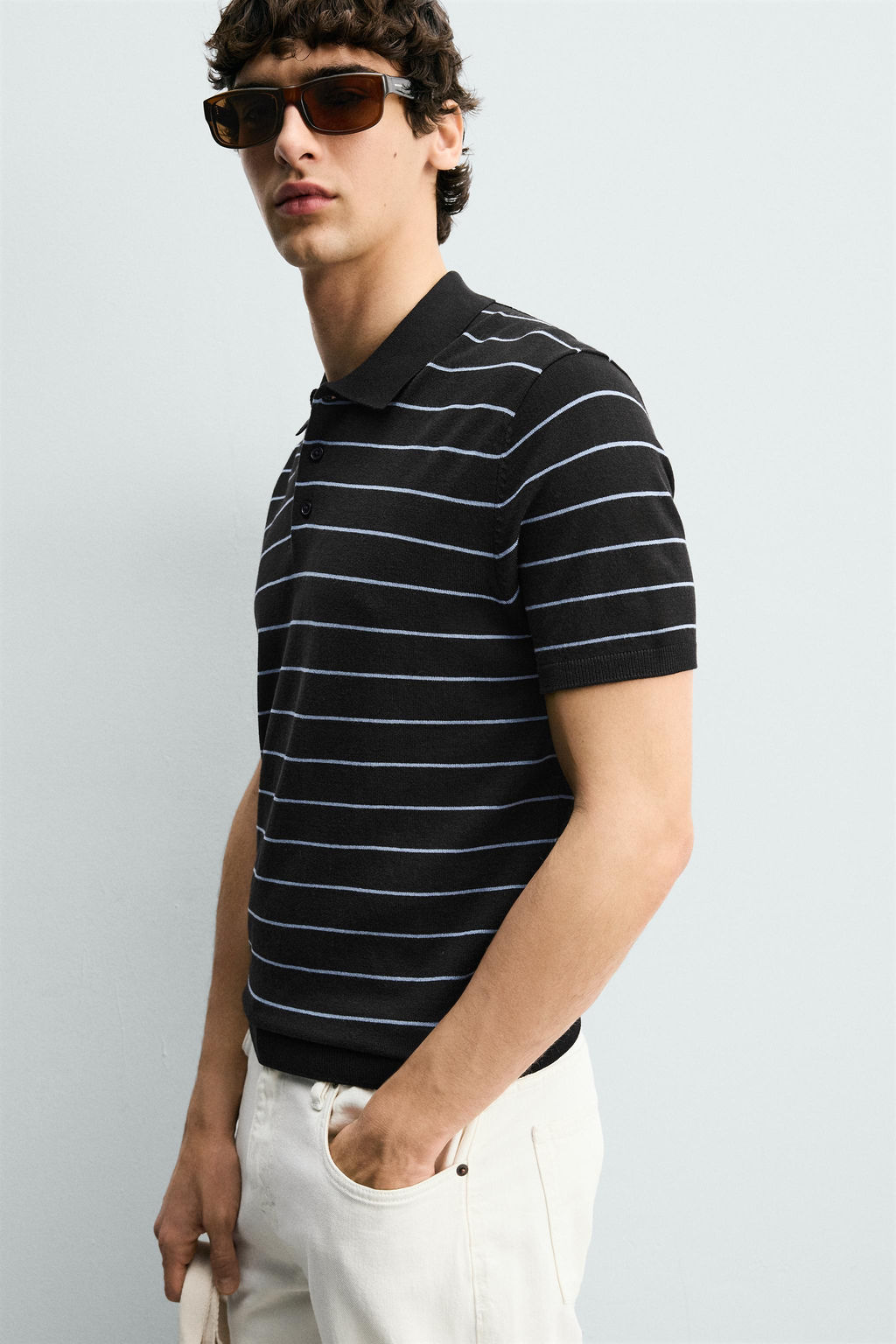 POLO PUNTO REGULAR FIT / Rayas - Zara фото 6