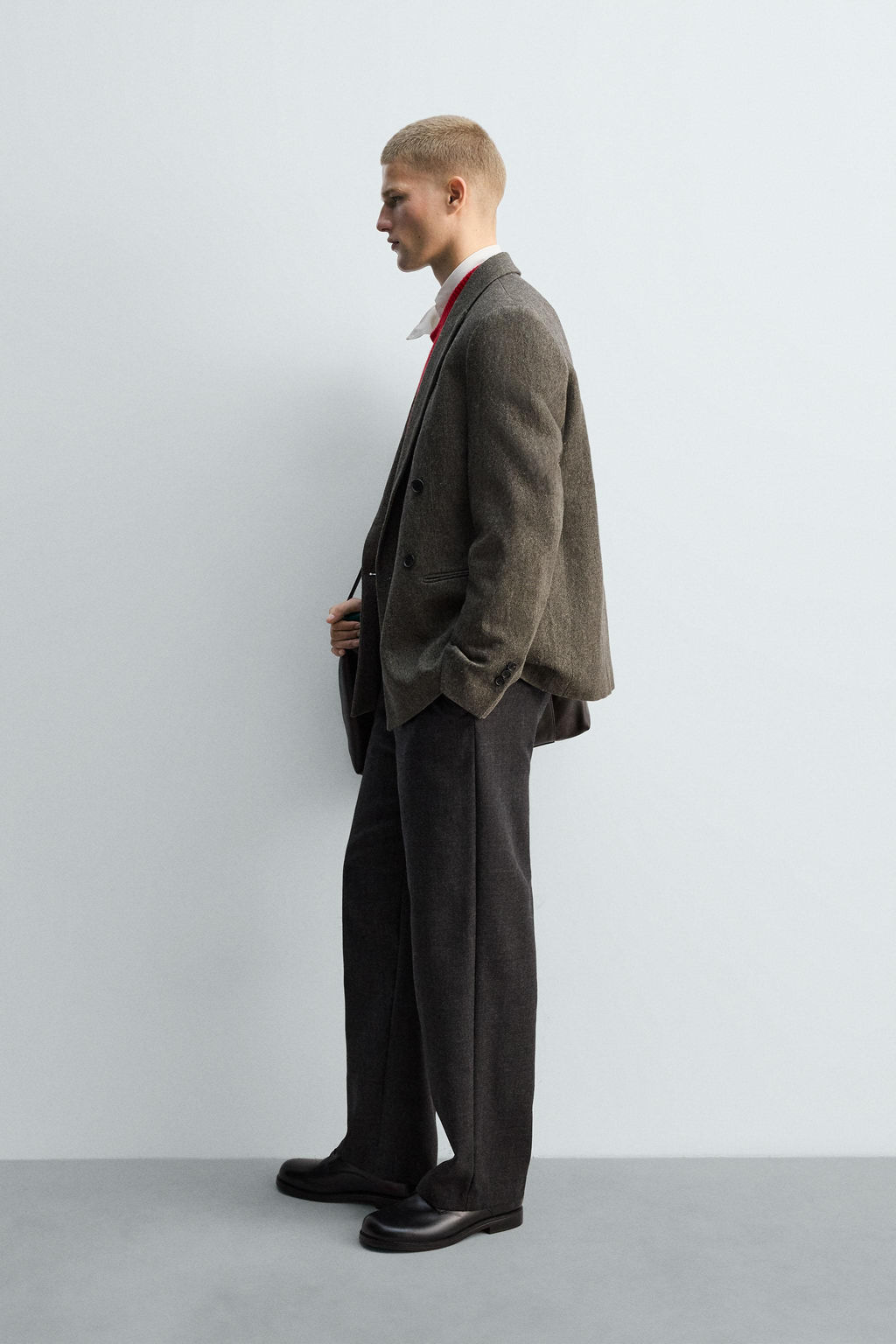 LIMITED EDITION TEXTURED BLAZER - Zara фото 4