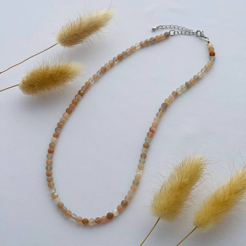 Бусы из Лунного камня 39 см +