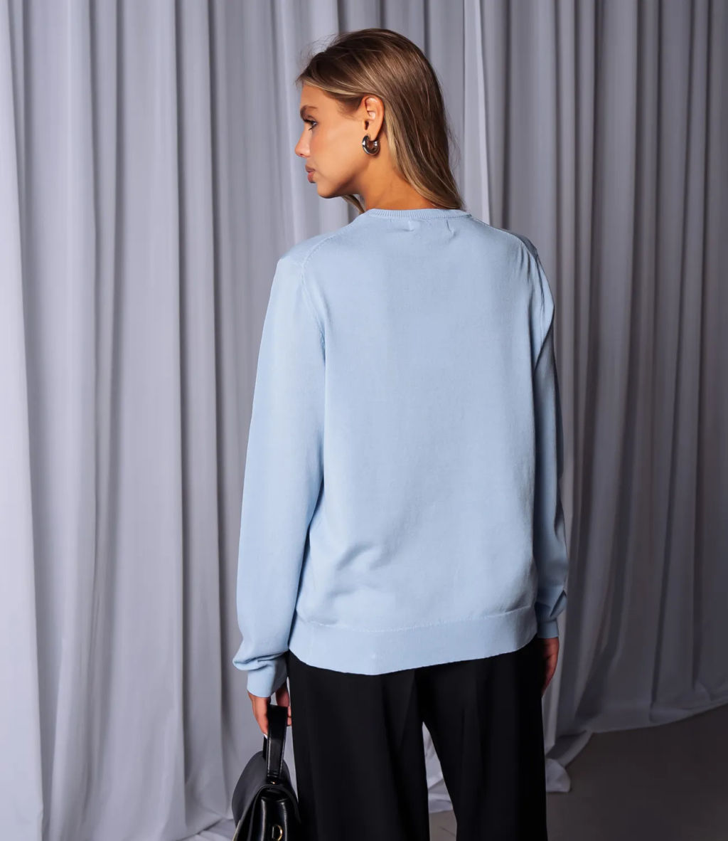 Джемпер #ОКТ125002, голубой