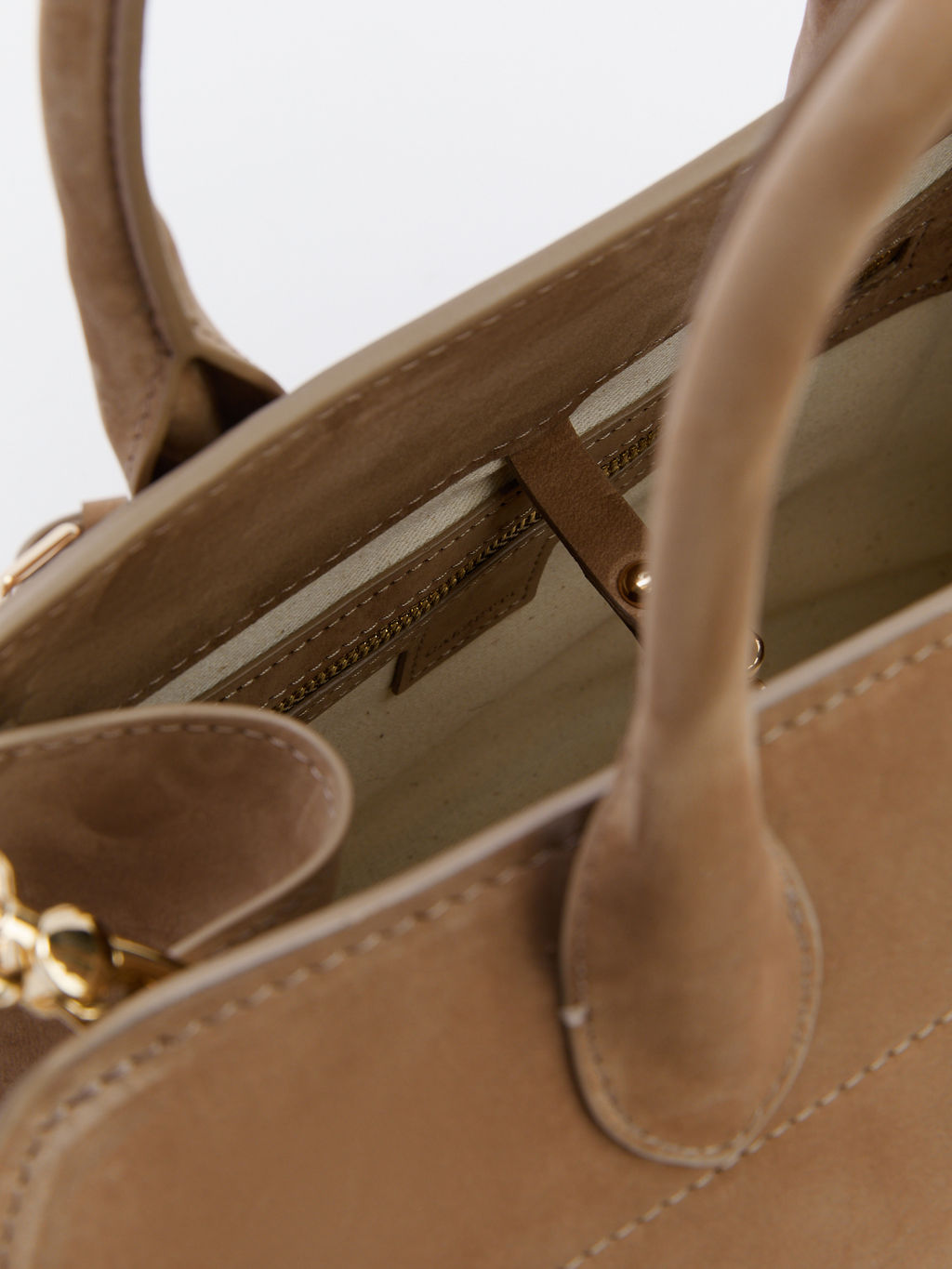 Женский тоут CALZETTI ASHLEY MEDIUM Артикул 4406304, бежевый  фото 5