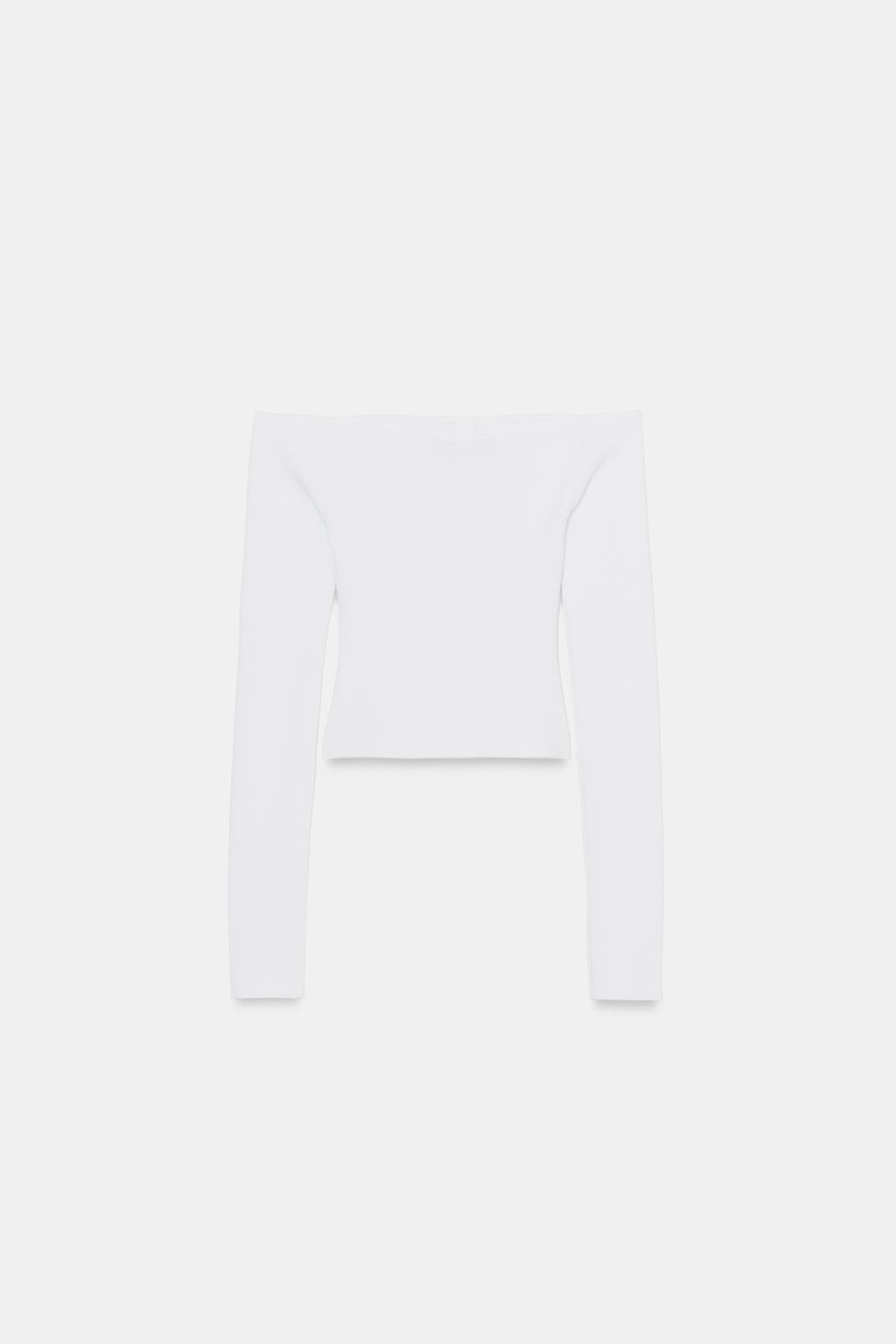 TOP AJUSTADO PUNTO CUT OUT / Blanco - Zara фото 5