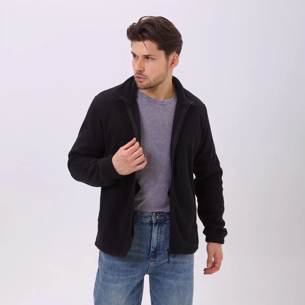 RODOS Толстовка на молнии мужская флис М-321 Синий  фото 31