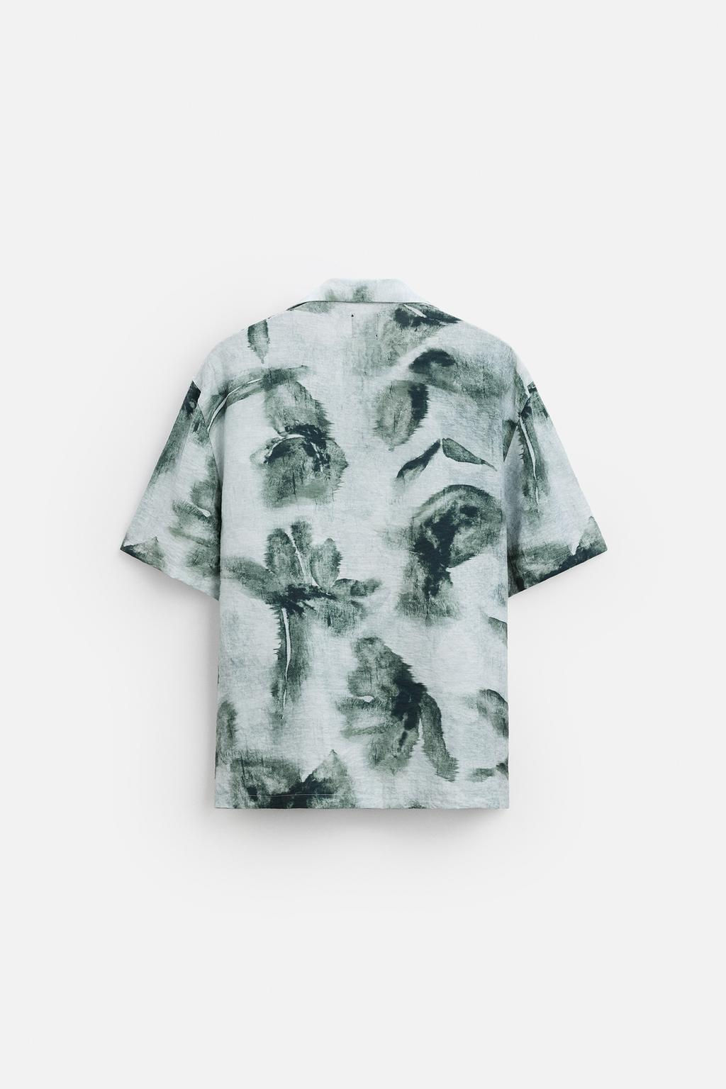 ABSTRACT PRINT SHIRT - Zara фото 8