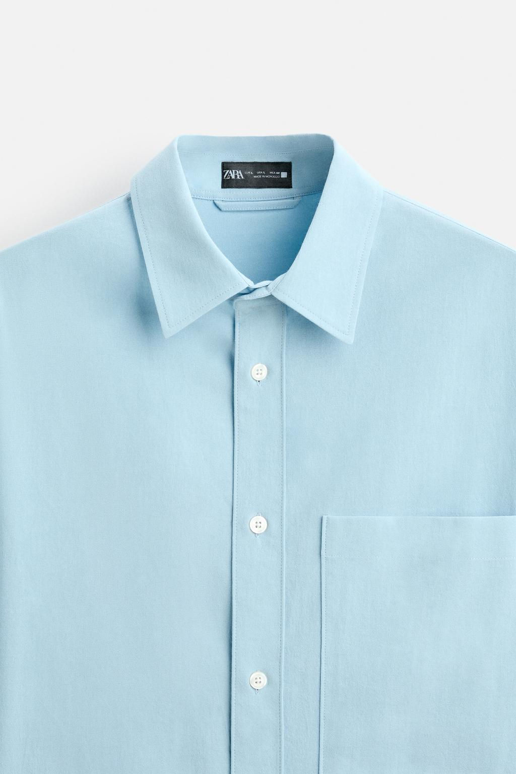 TEXTURED RELAXED FIT SHIRT - Zara фото 24