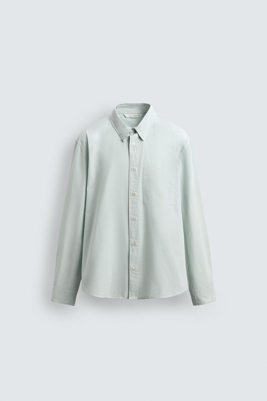 RELAXED FIT POPLIN SHIRT - Zara фото 7