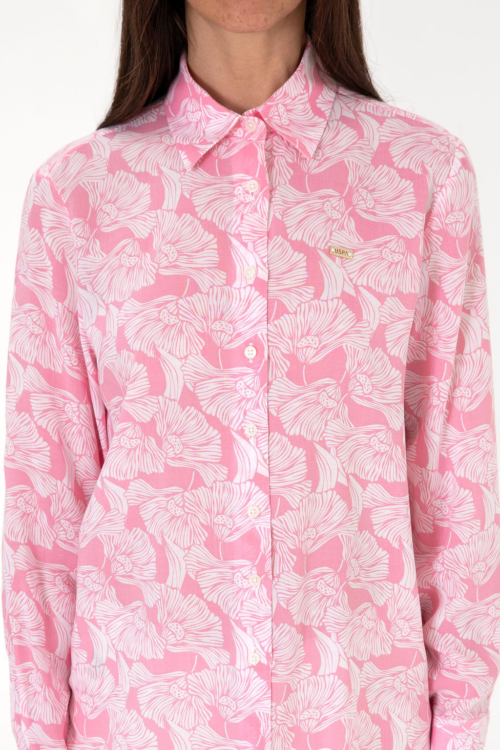 Kad_n Pembe Uzun Kollu G_mlek Sepette S_rpriz _ndirim - U.s. polo assn фото 6