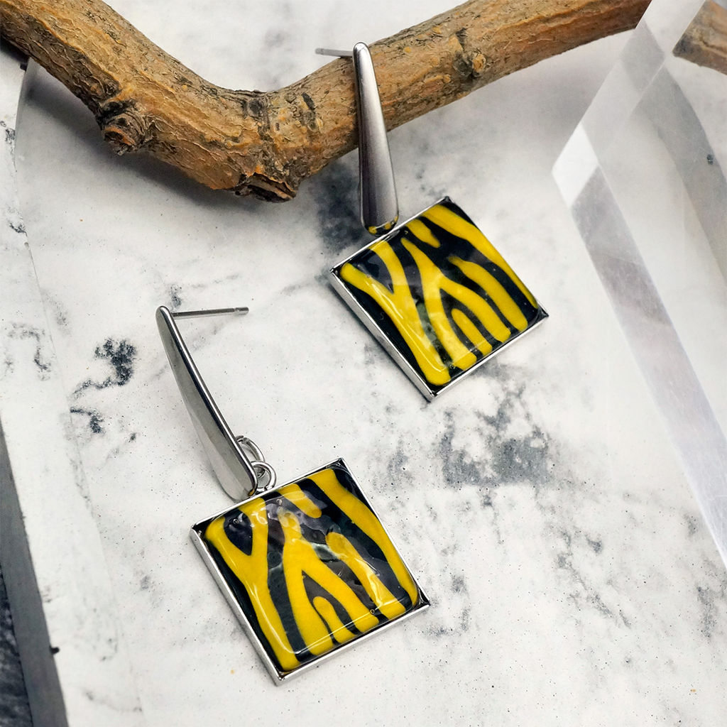 Серьги из муранского стекла SAFARI LS3449