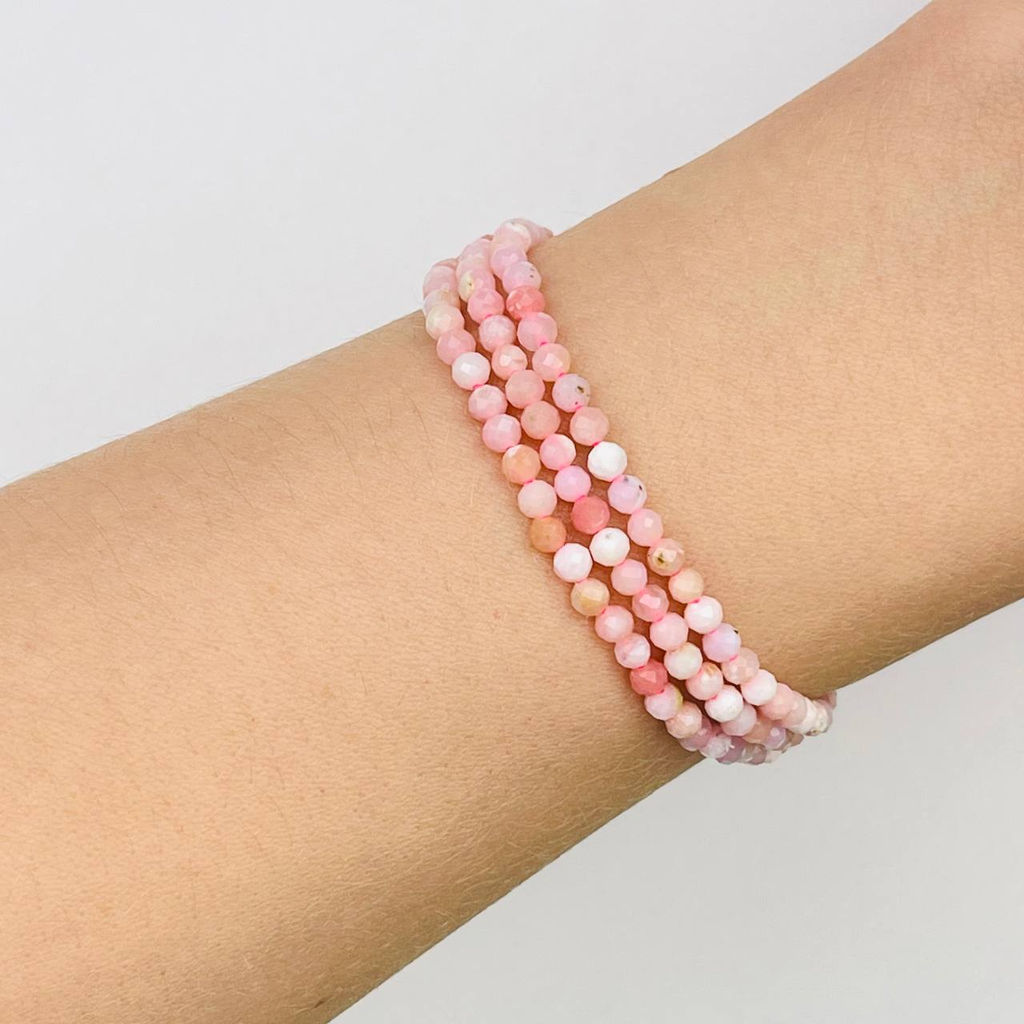 Бусины для украшений из розового Опала