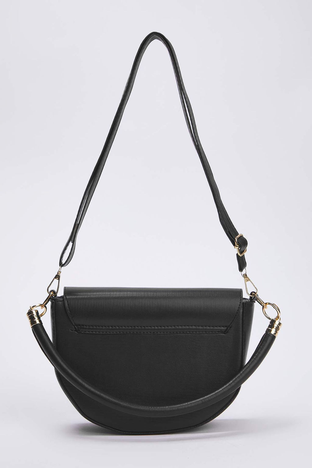 Siyah Metal Toka Detayl? Kad?n City Omuz Canta TAKAW26OC00022