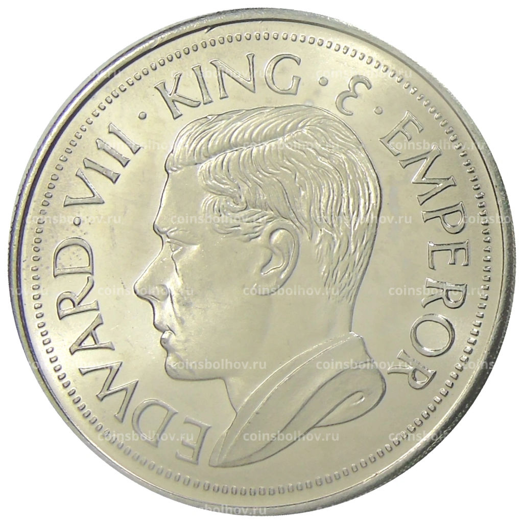 Монетовидный жетон 1 крона 1936 года Новая Гвинея (паттерн Эдварда VIII)